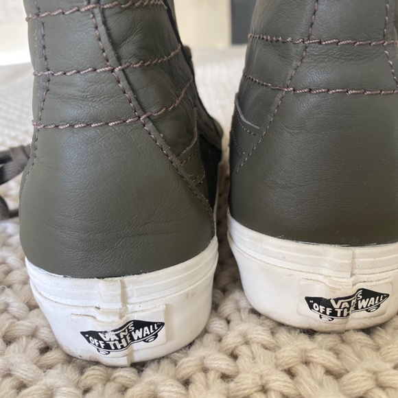 High Top Army Green Vans - Picture 5 of 5